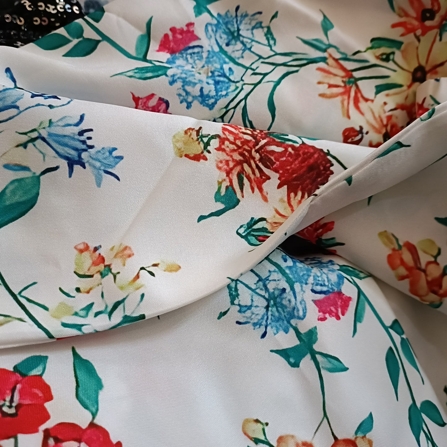White Floral skirt