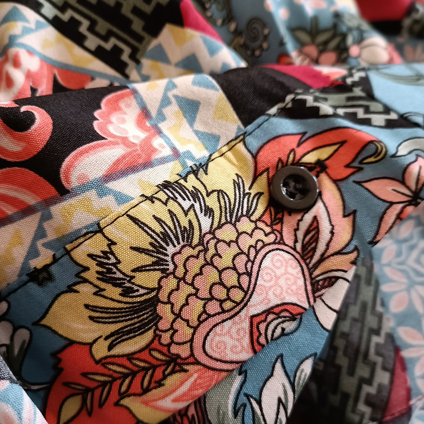 Long Floral Wraparound Skirt