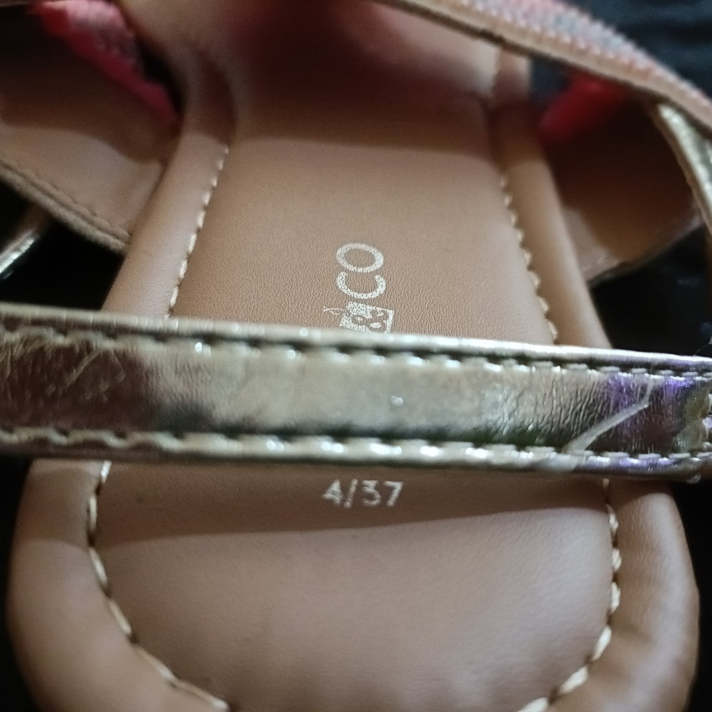 Beaded T Bar Sandals
