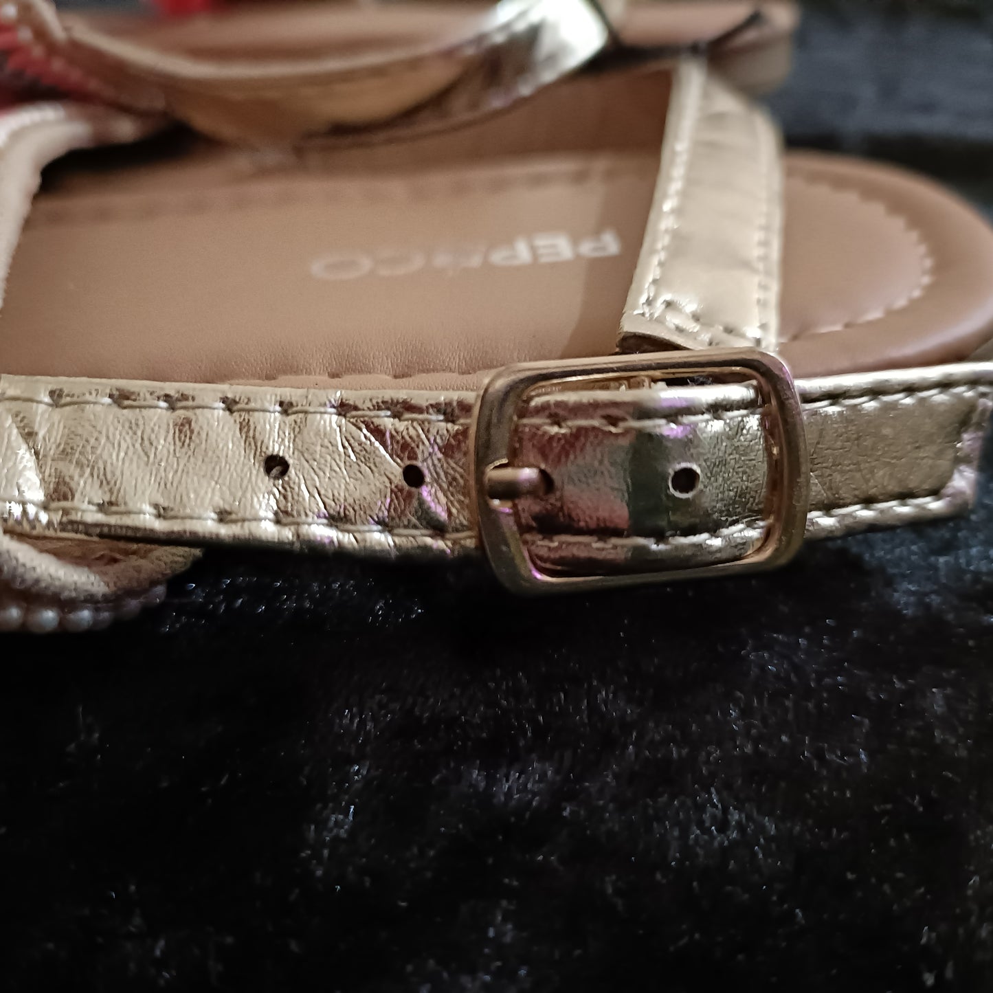 Beaded T Bar Sandals