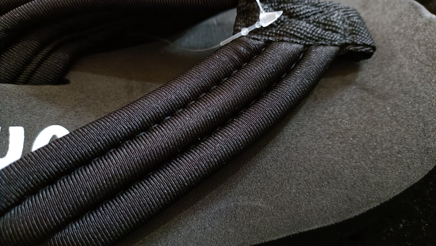 Black Wedge Flip Flops