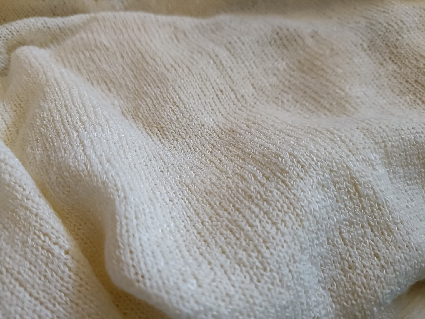 Cream Eyelet Embroidery T Shirt