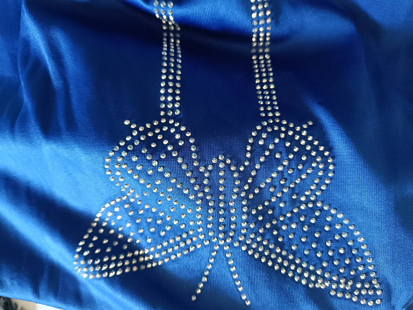 Cold Shoulder Top with Sparkly Butterfly Detail
