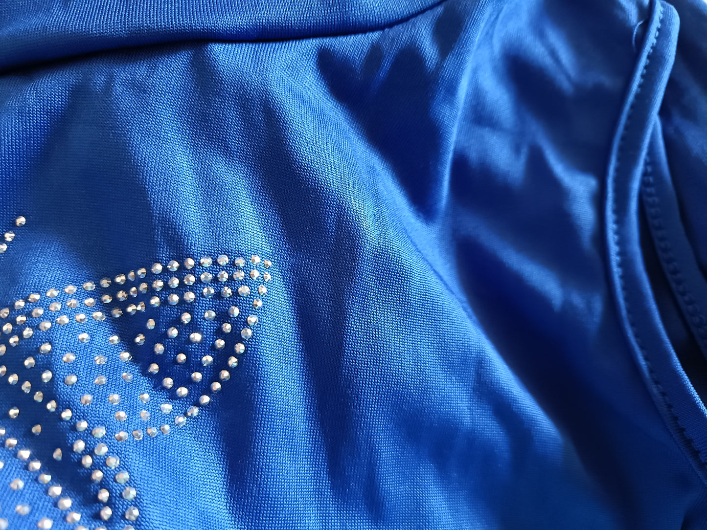 Cold Shoulder Top with Sparkly Butterfly Detail
