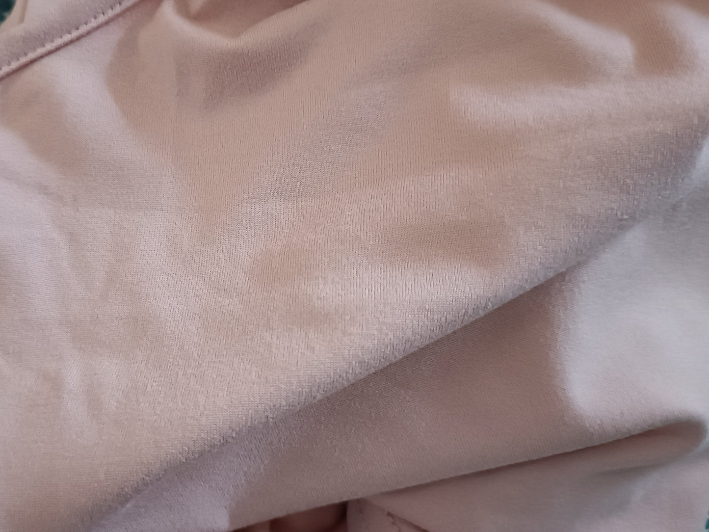 Dusky Pink Sleeveless Top with Lace Neckline