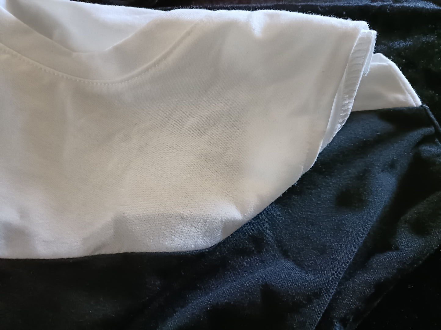 Black and White Cold Shoulder Top