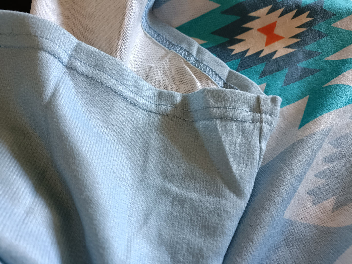 Light Blue Open Front Long Cardigan/Jacket