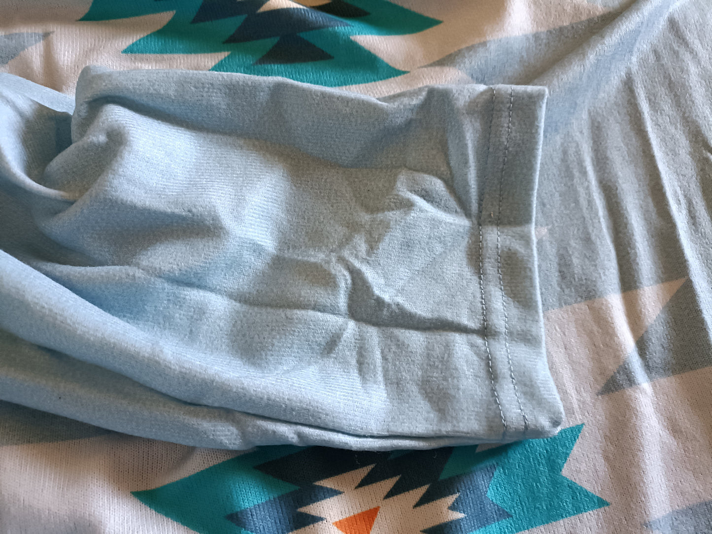Light Blue Open Front Long Cardigan/Jacket
