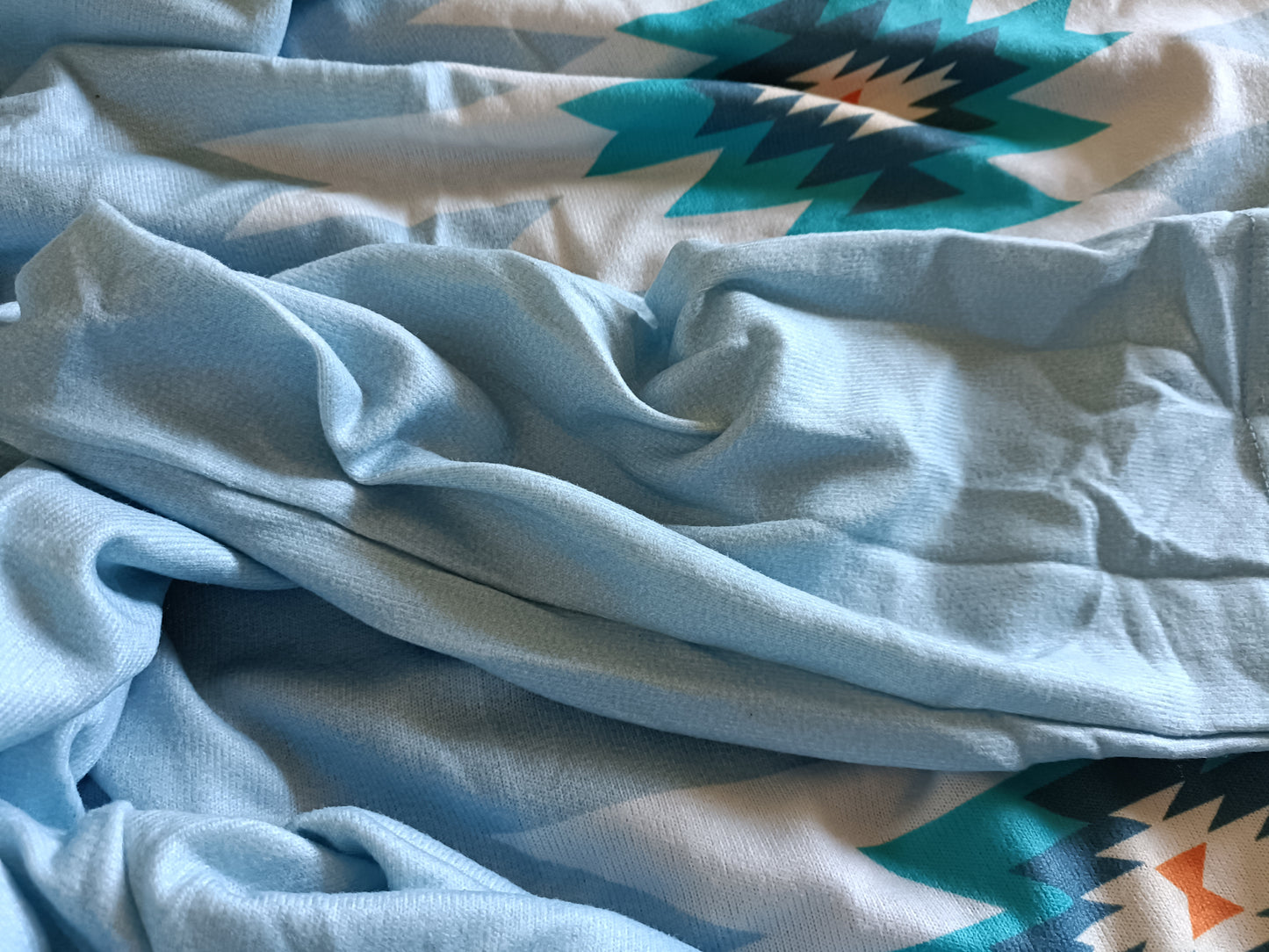 Light Blue Open Front Long Cardigan/Jacket