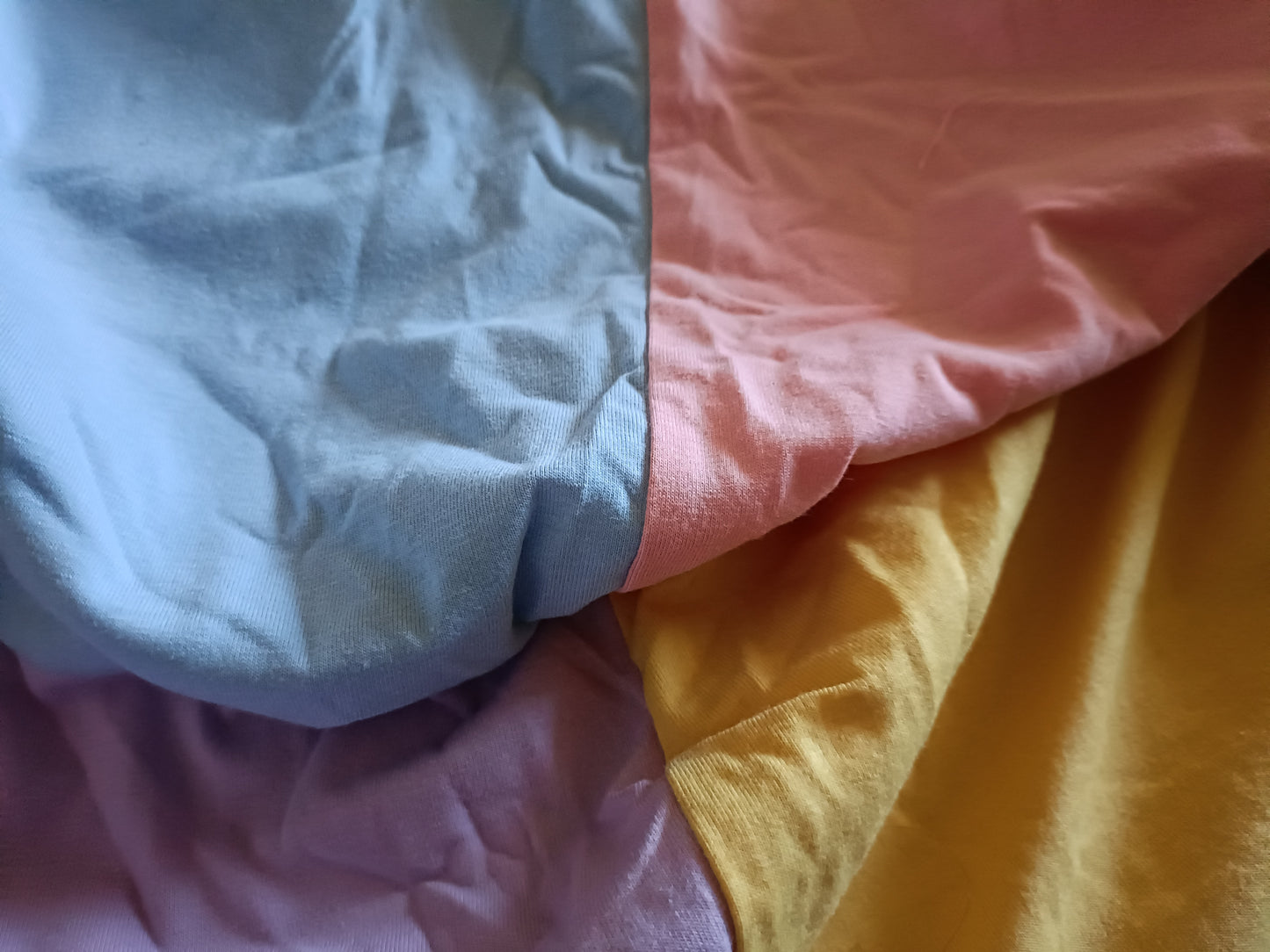 Multi Coloured Block T Shirt