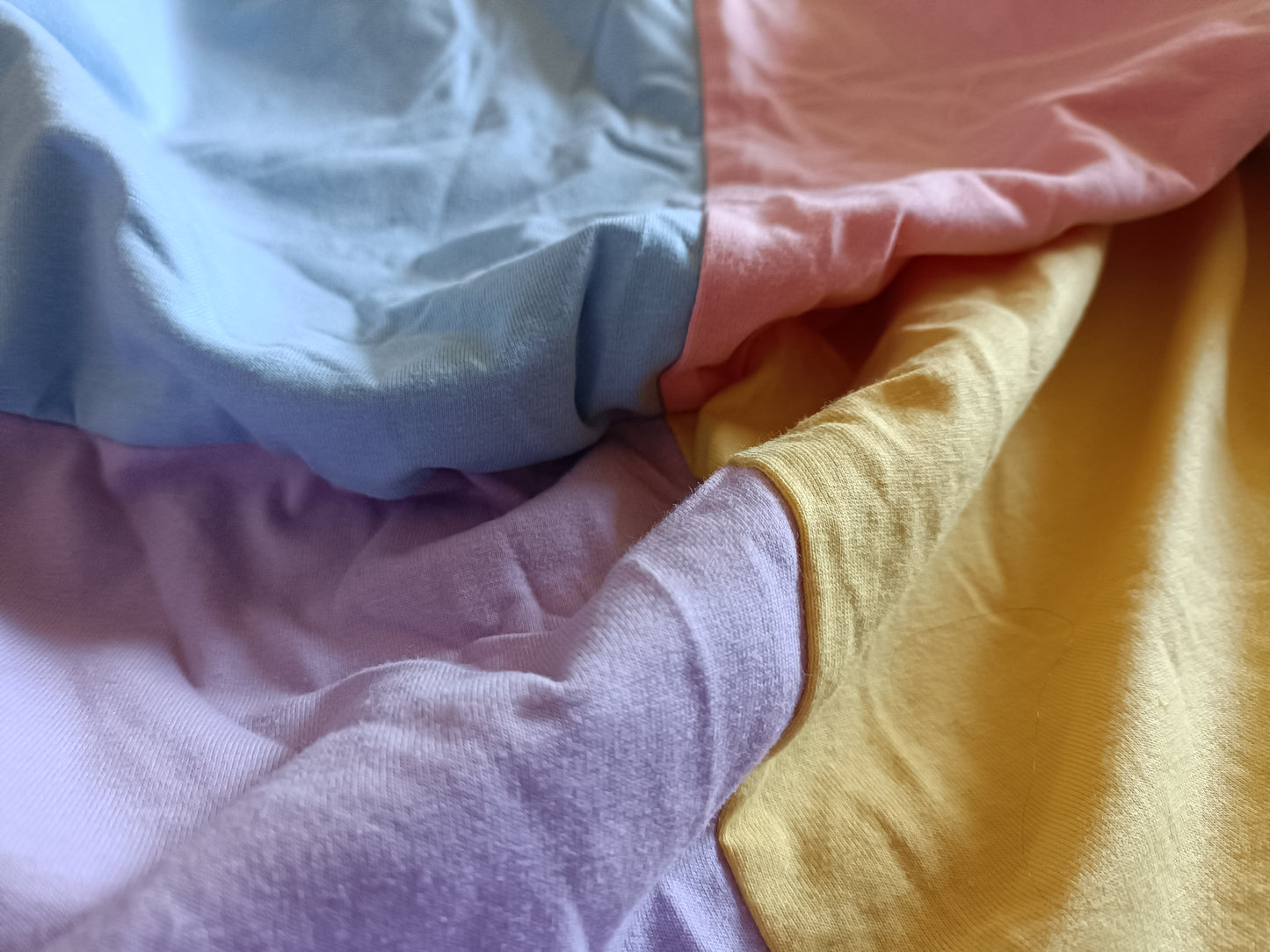 Multi Coloured Block T Shirt