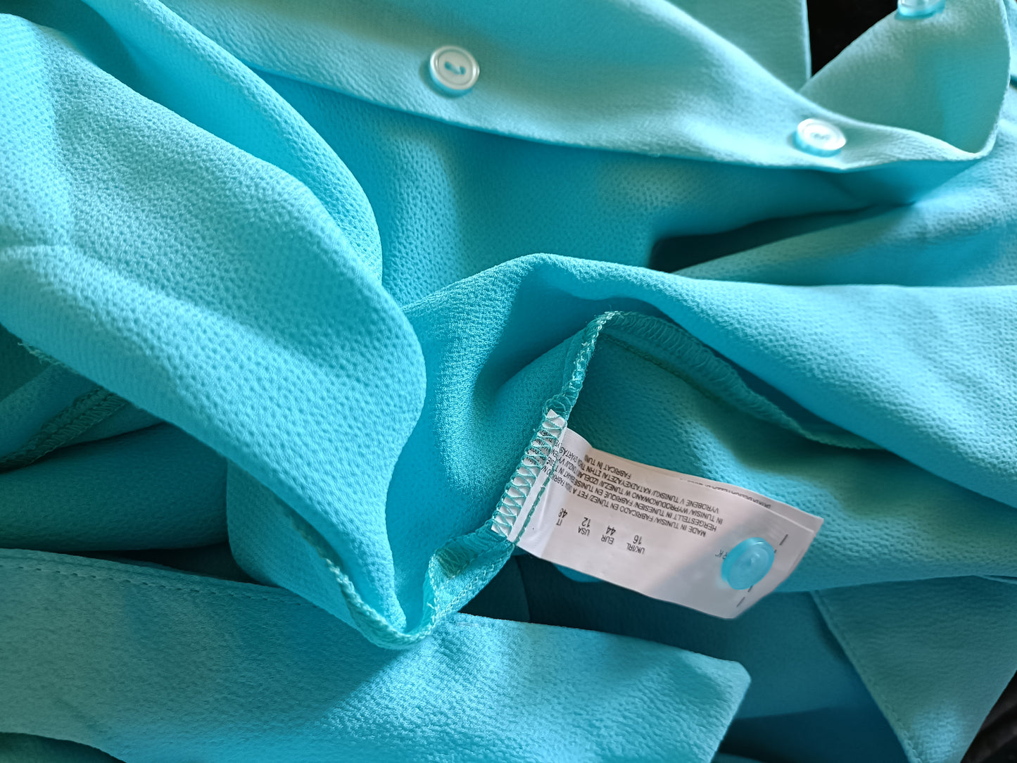 Turquoise Blue Shirt/Blouse