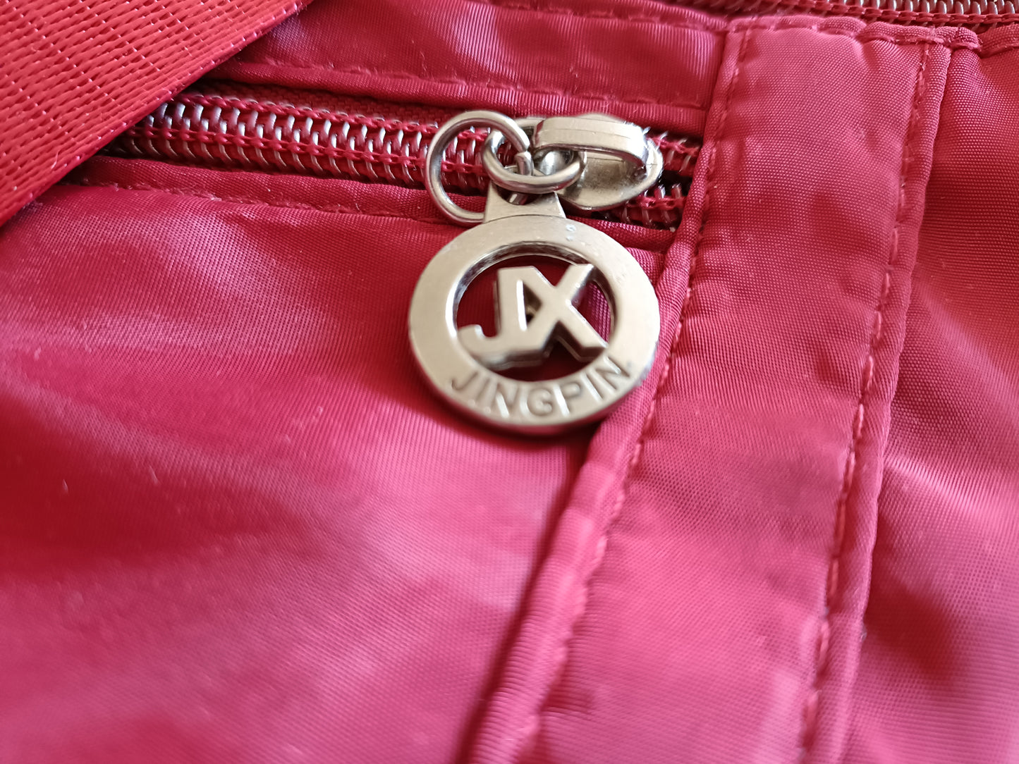 Dark Red Multipocketed Cross body Bag