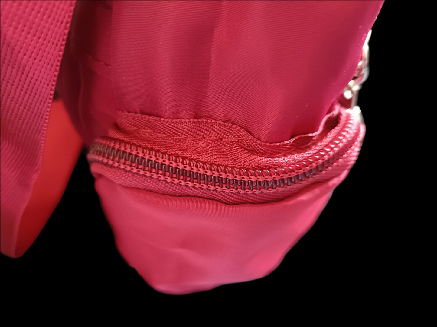Dark Red Multipocketed Cross body Bag