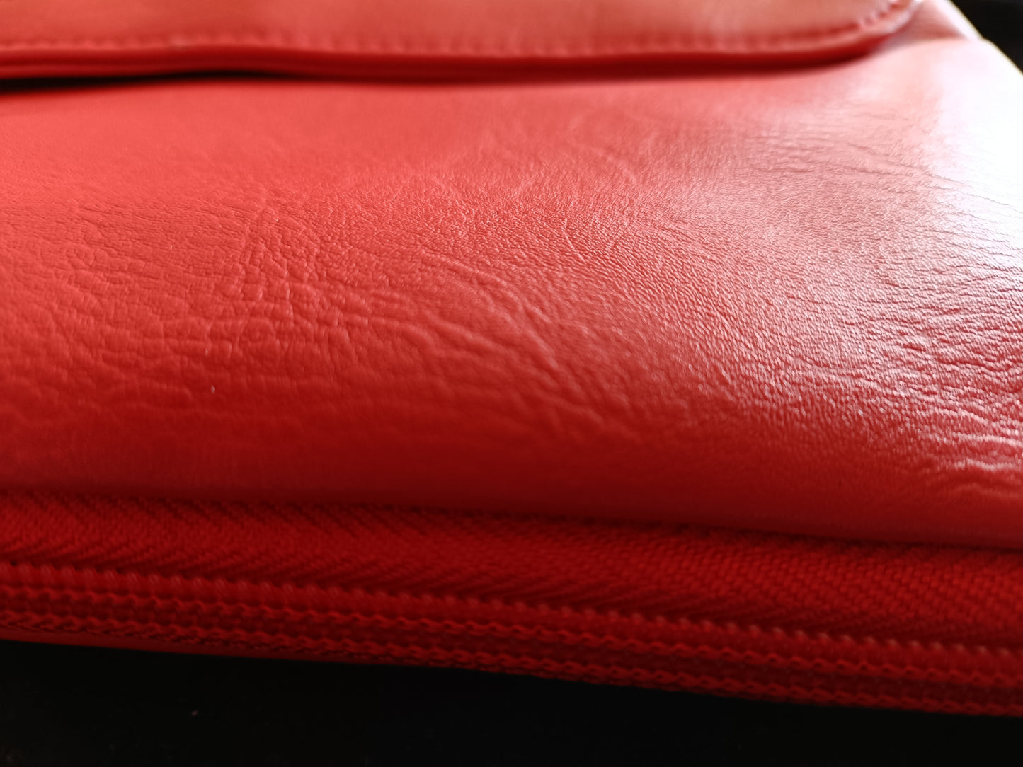 Red Expandable Cross-Body/Shoulder Bag