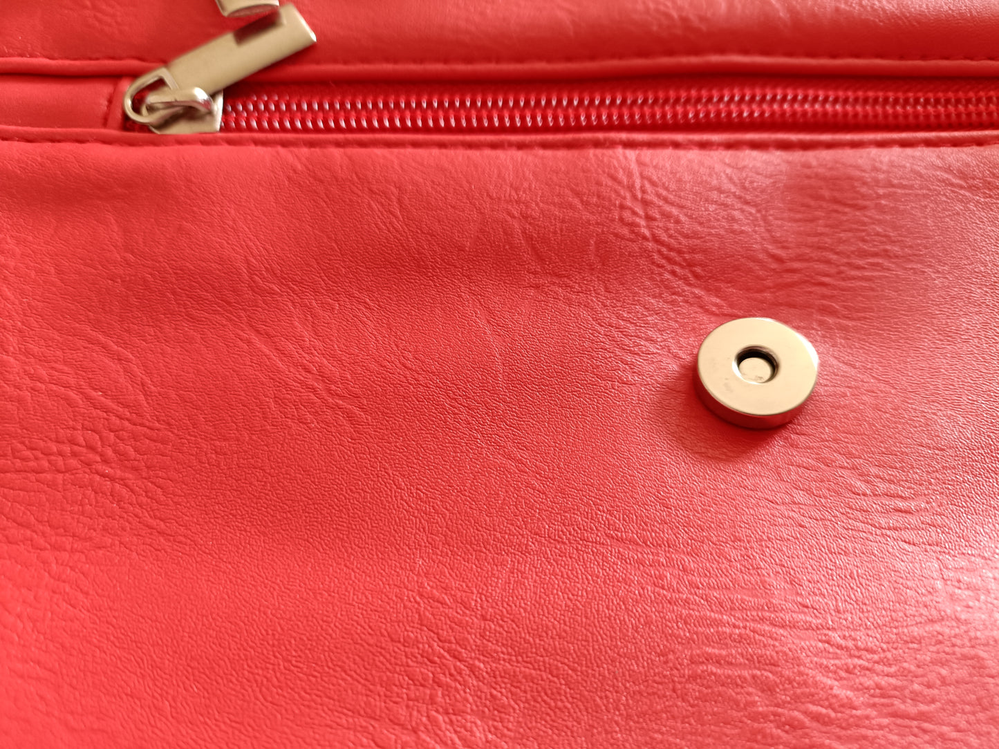 Red Expandable Cross-Body/Shoulder Bag