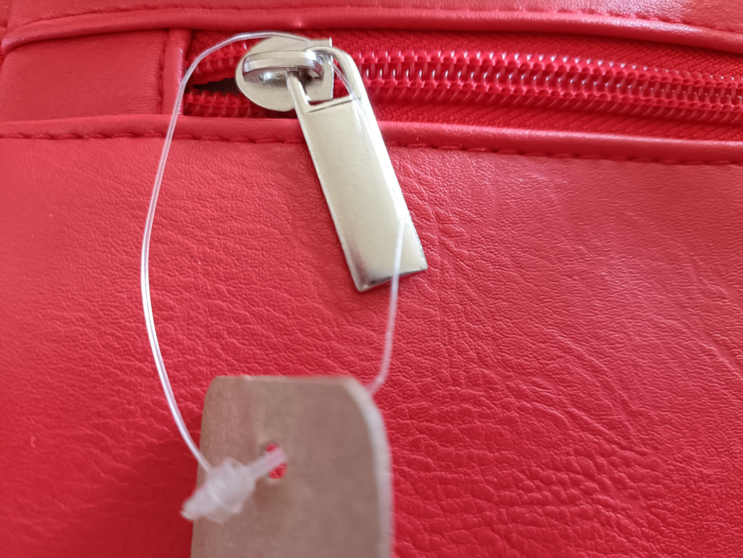 Red Expandable Cross-Body/Shoulder Bag