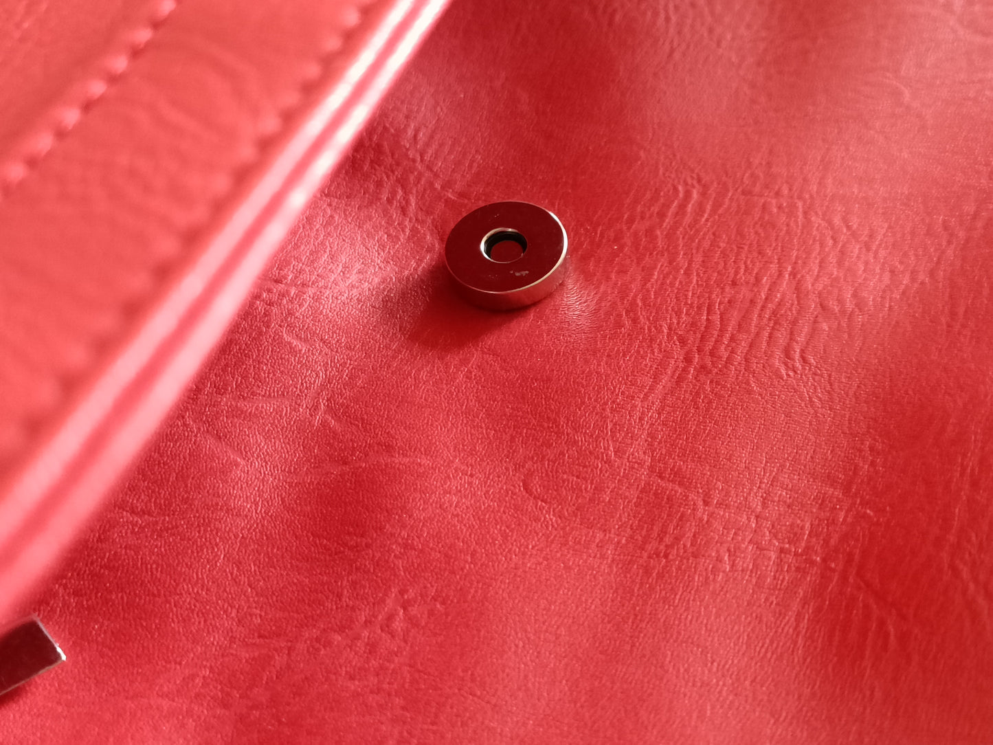 Red Expandable Cross-Body/Shoulder Bag