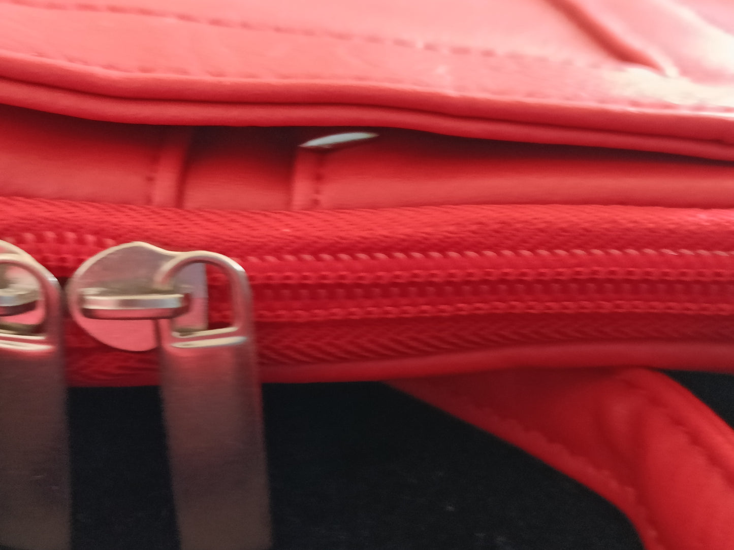 Red Expandable Cross-Body/Shoulder Bag
