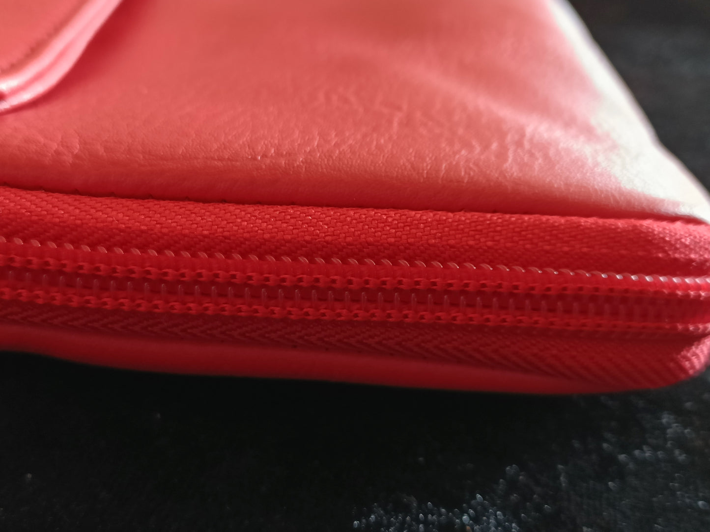 Red Expandable Cross-Body/Shoulder Bag
