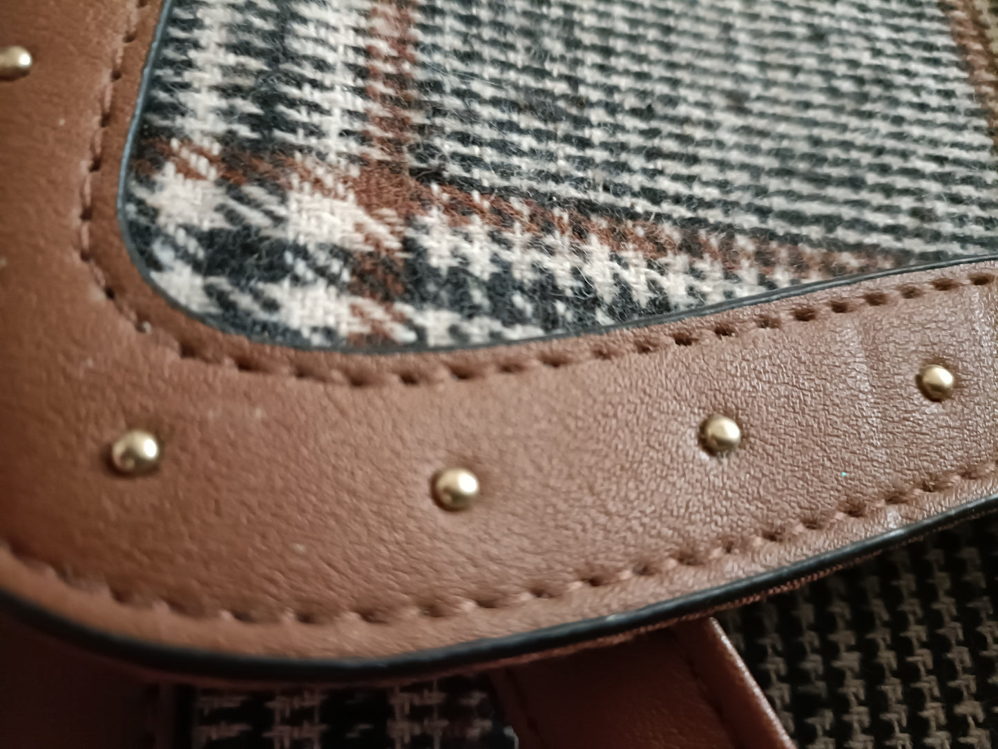 Plaid Shoulder Bag