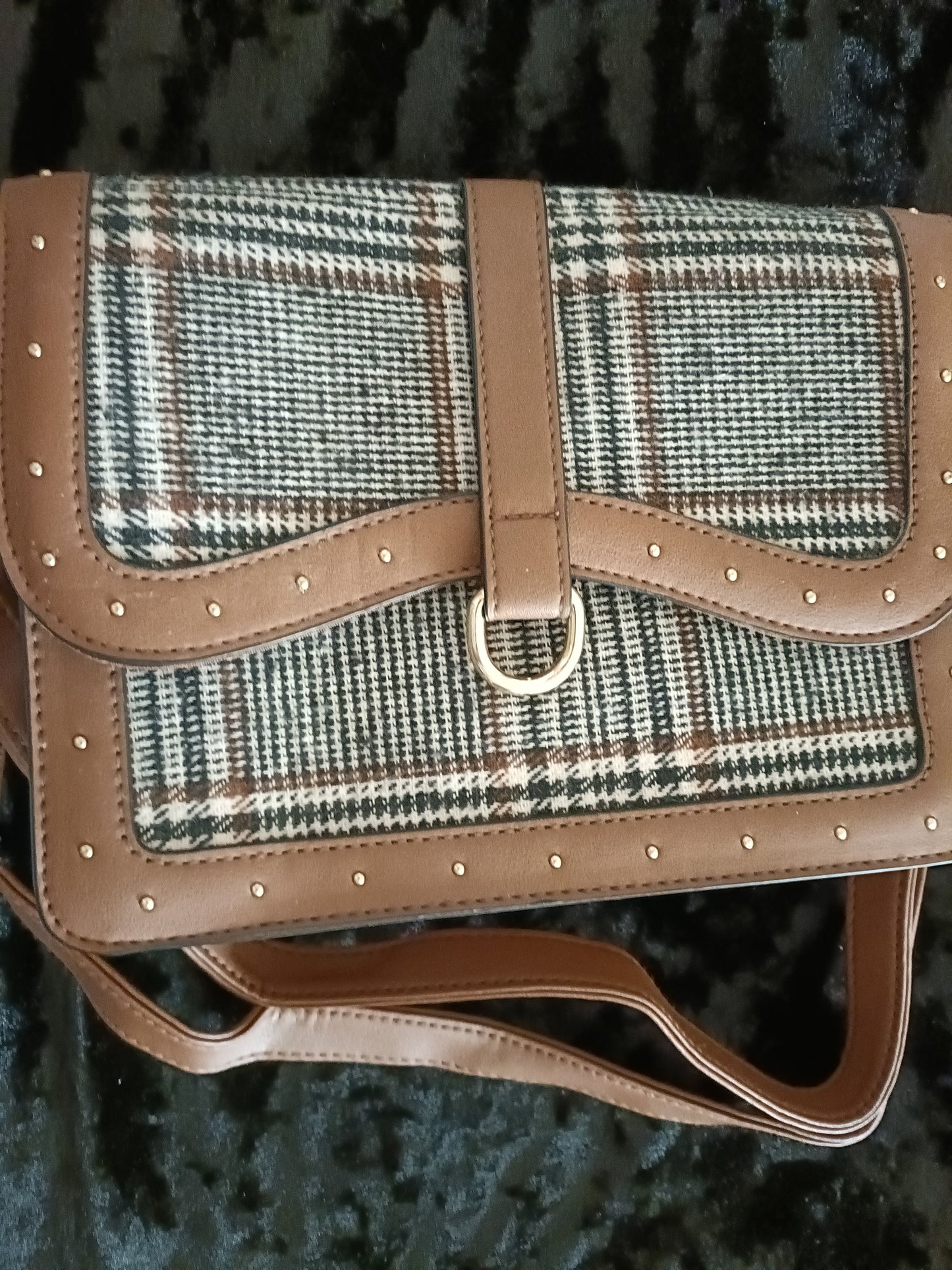 Plaid Shoulder Bag