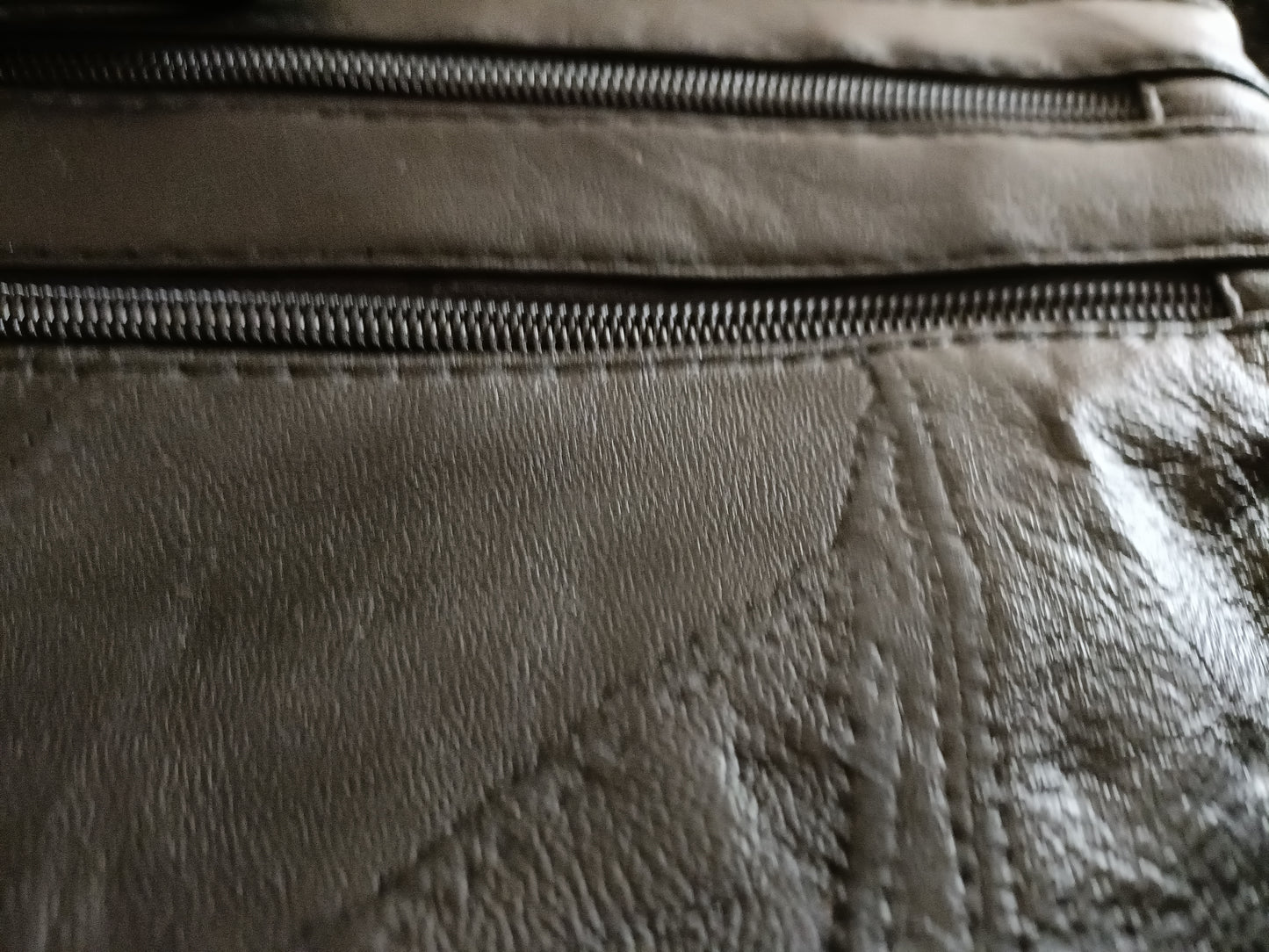 Black Leather Cross Body/Shoulder Bag