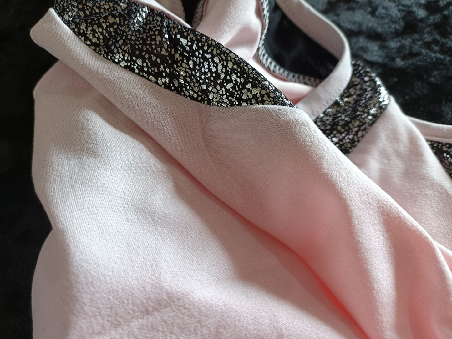 Sleeveless Top with Sparkle Trim