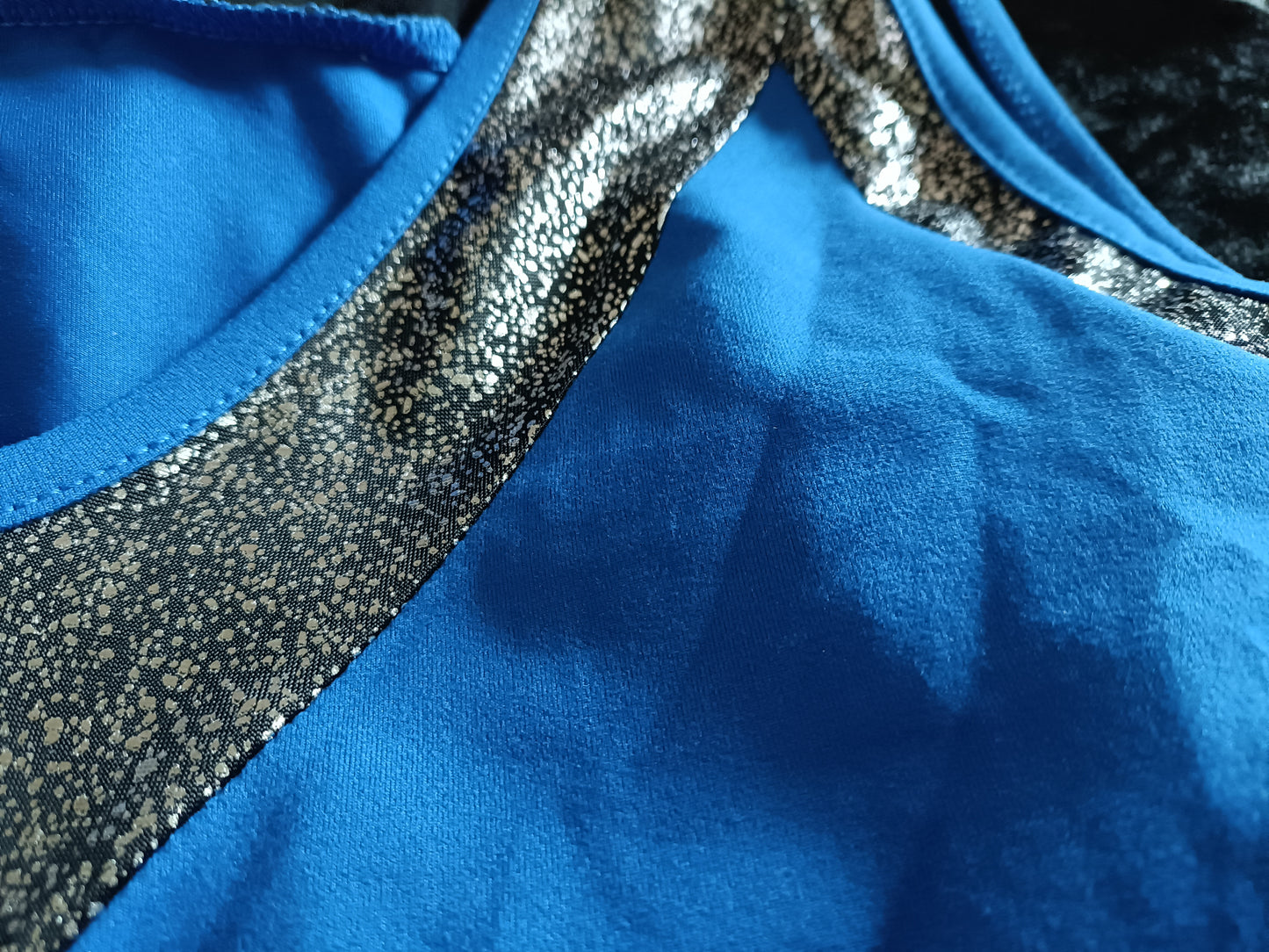Sleeveless Top with Sparkle Trim
