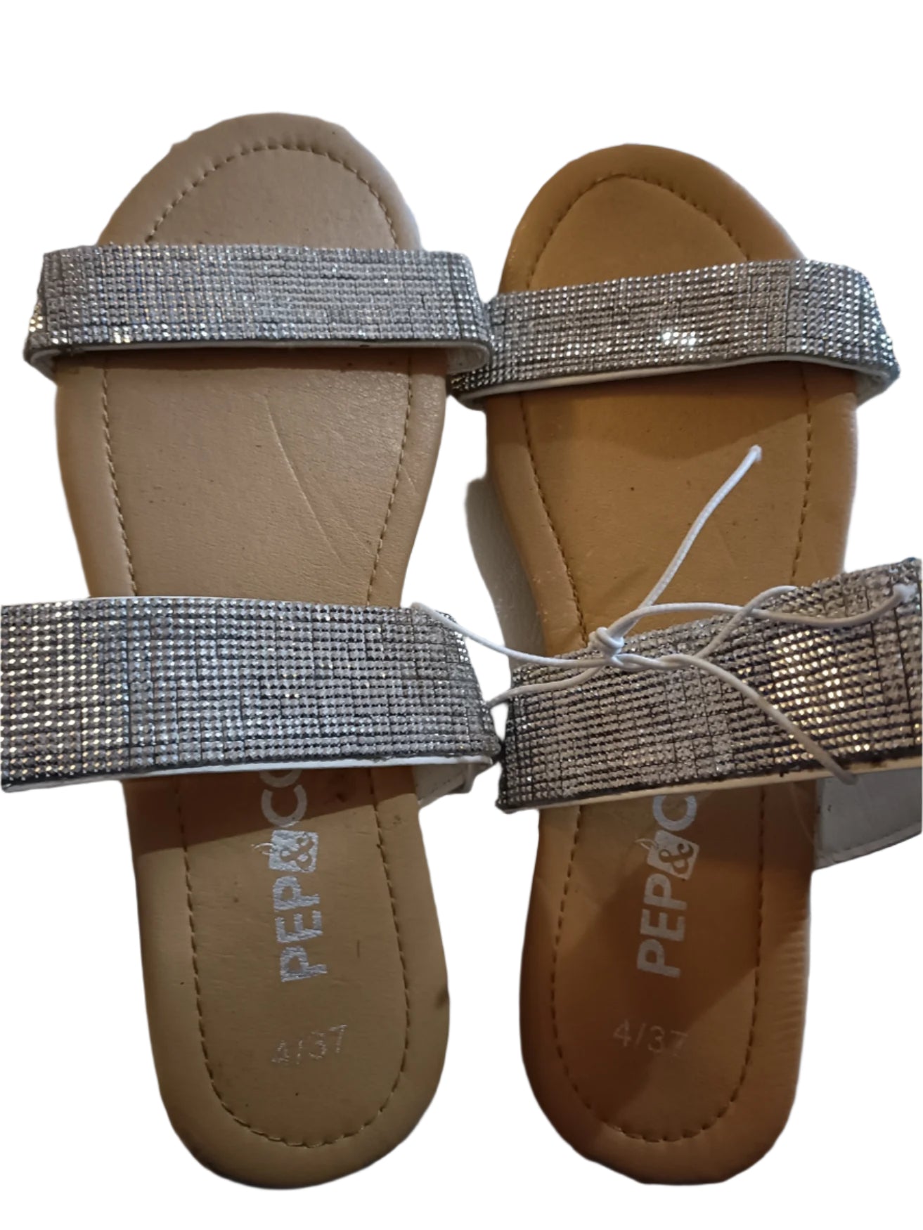 Silver Bling Slider Sandals