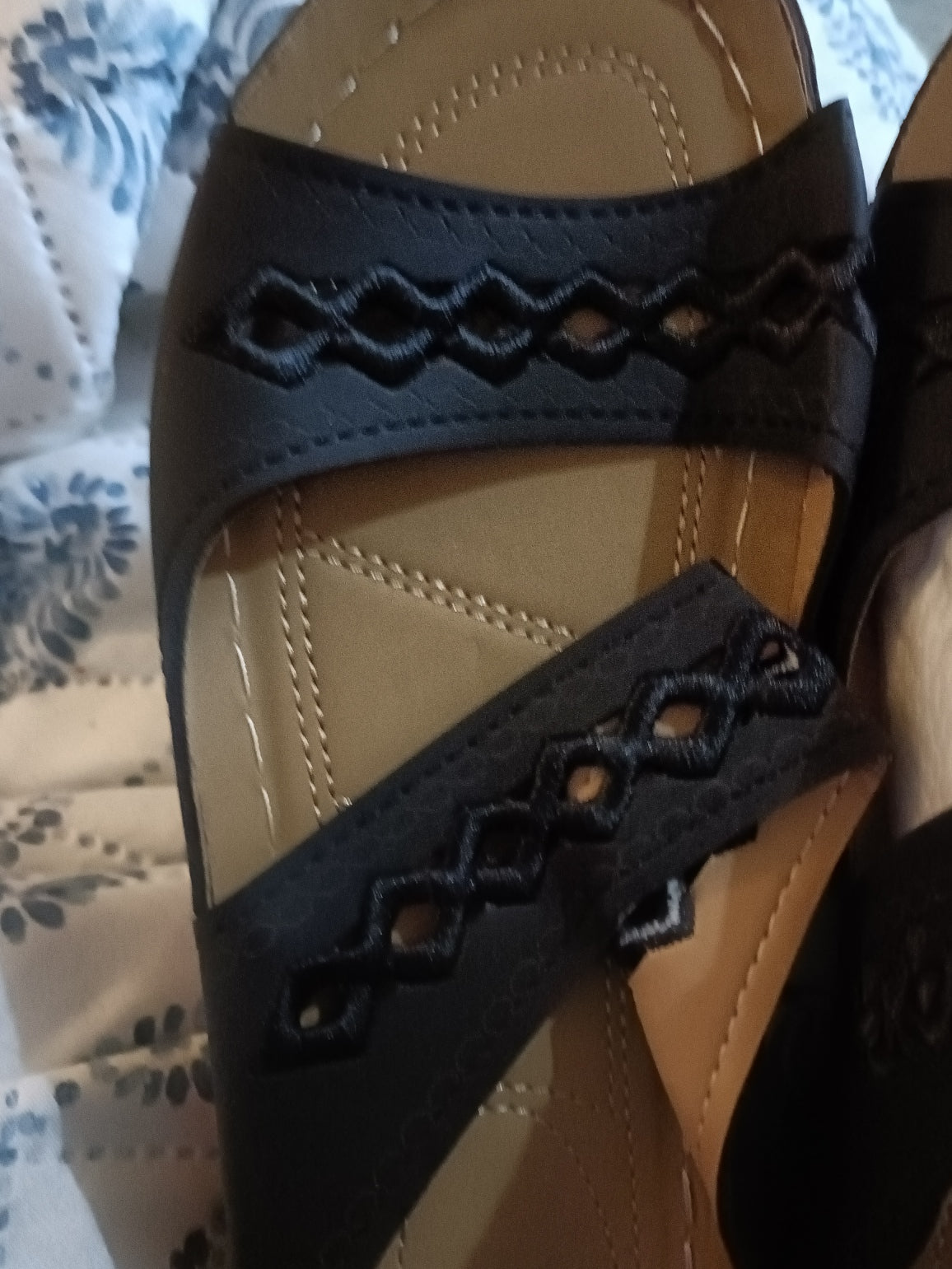 Black Slider Sandals