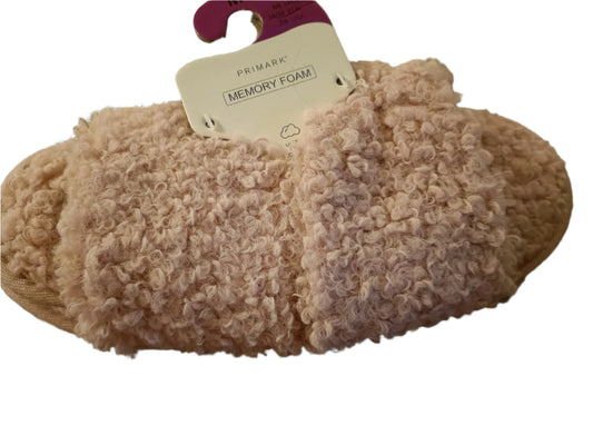 Pink Memory Foam Slippers