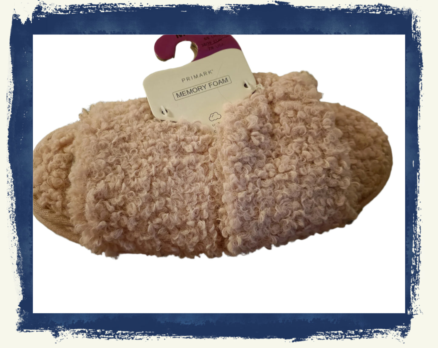 Pink Memory Foam Slippers