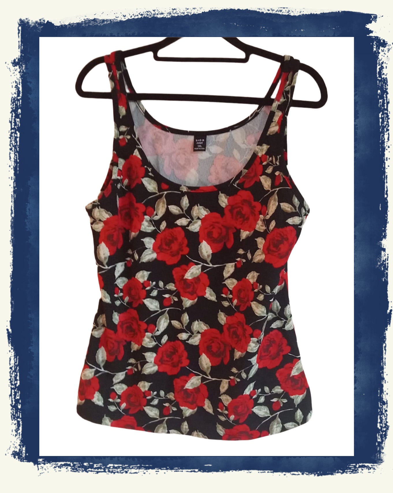 Red Roses Vest Top