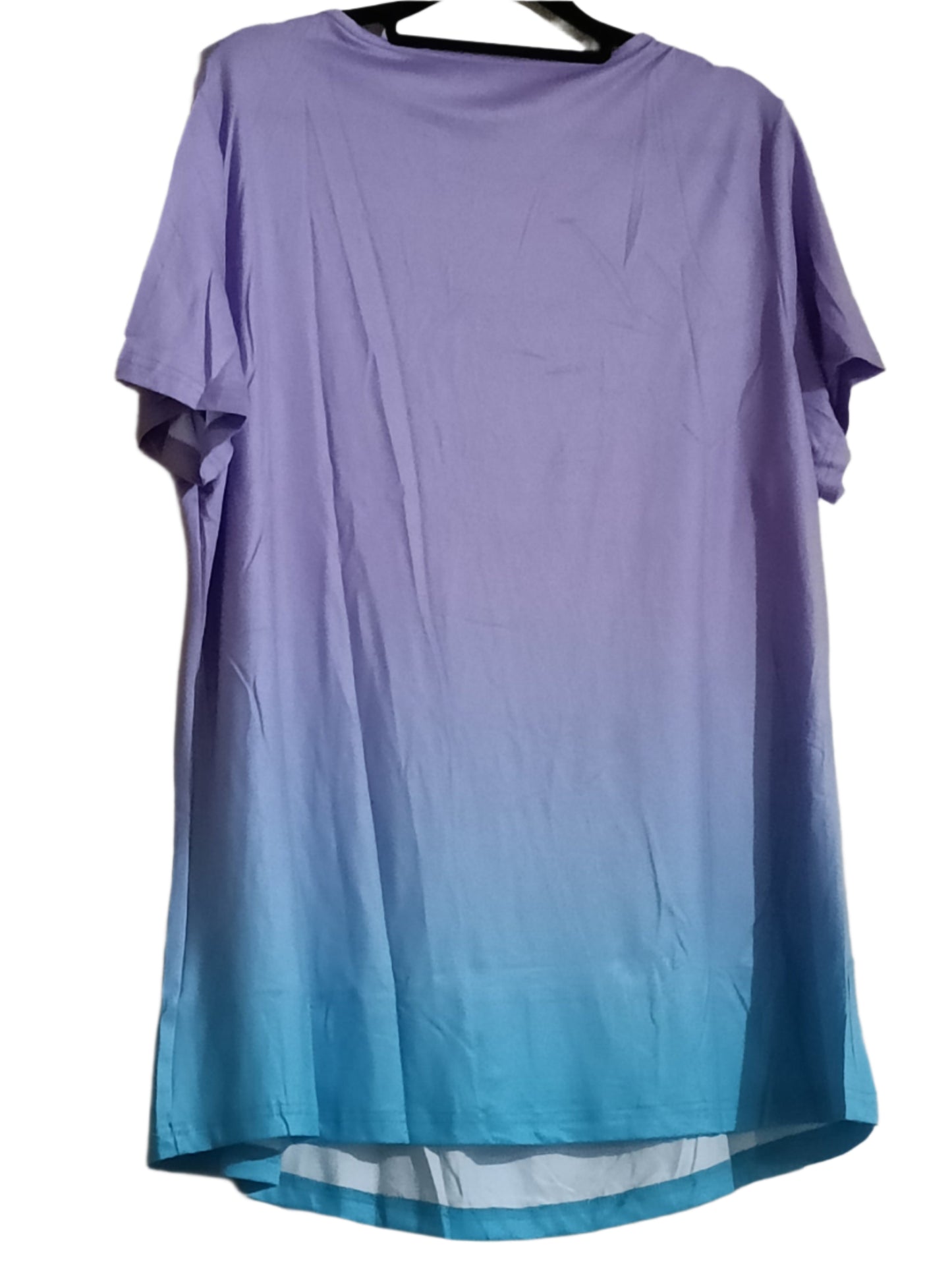 Ombre Top with Button Detail