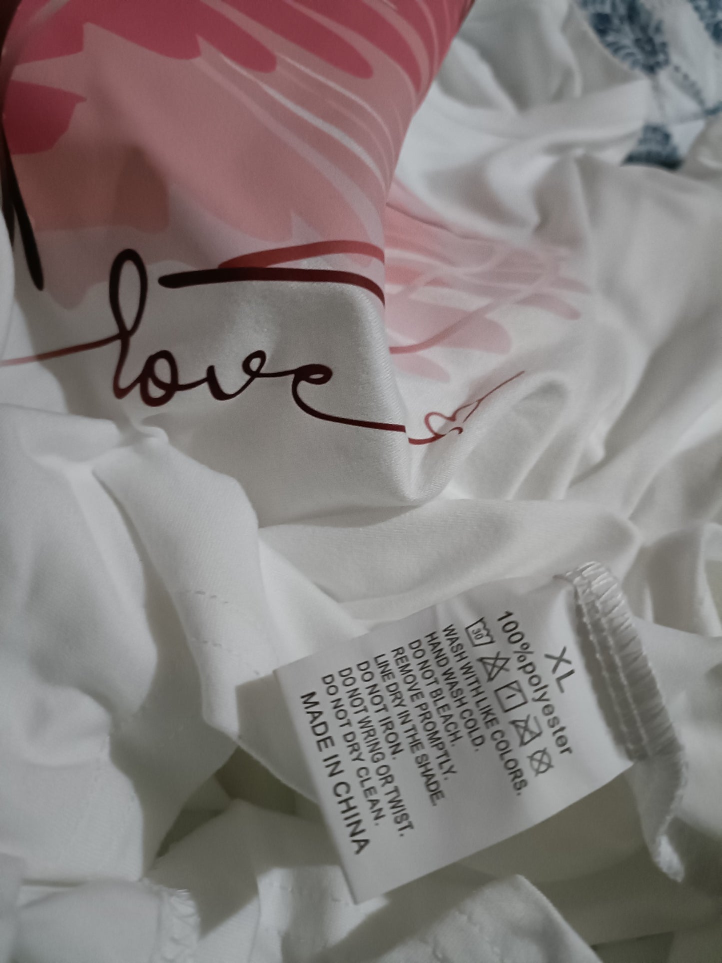 Long Sleeve Heart Print T Shirt