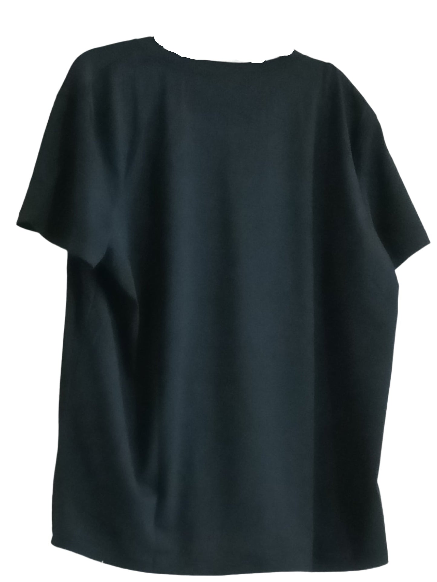 Black T-Shirt with Butterfly Print