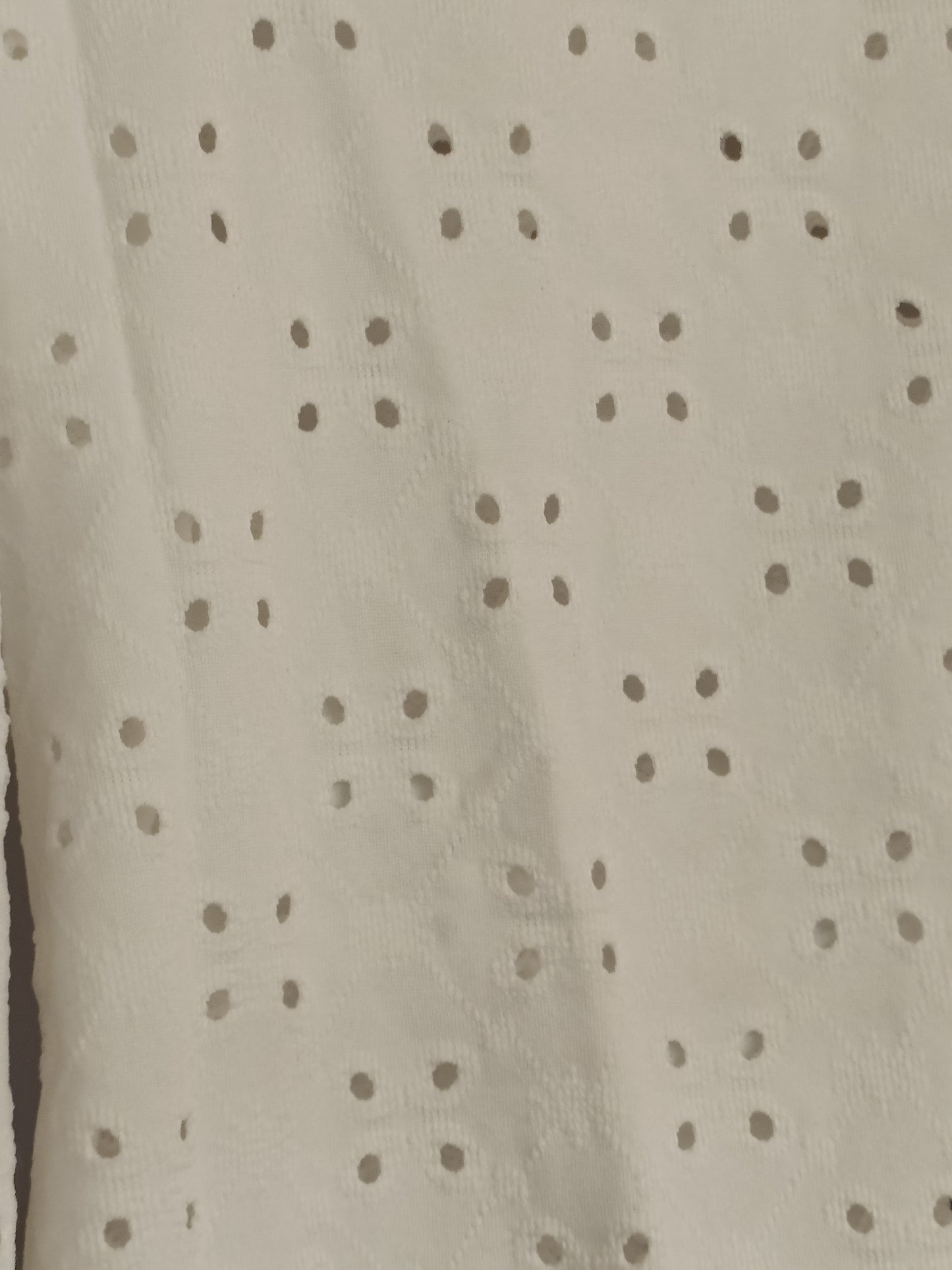 Eyelet Embroidery Long Sleeve T-Shirt