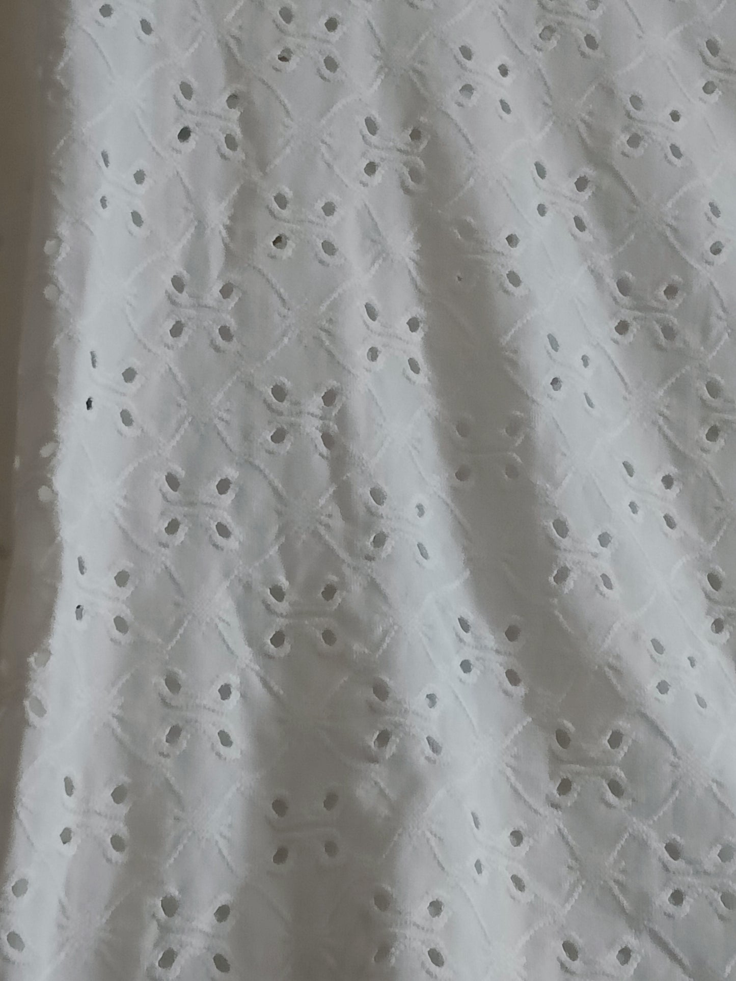 Short Sleeve Eyelet Embroidery T Shirt