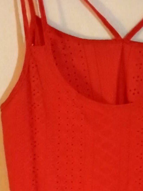 Eyelet Embroidery Vest Top