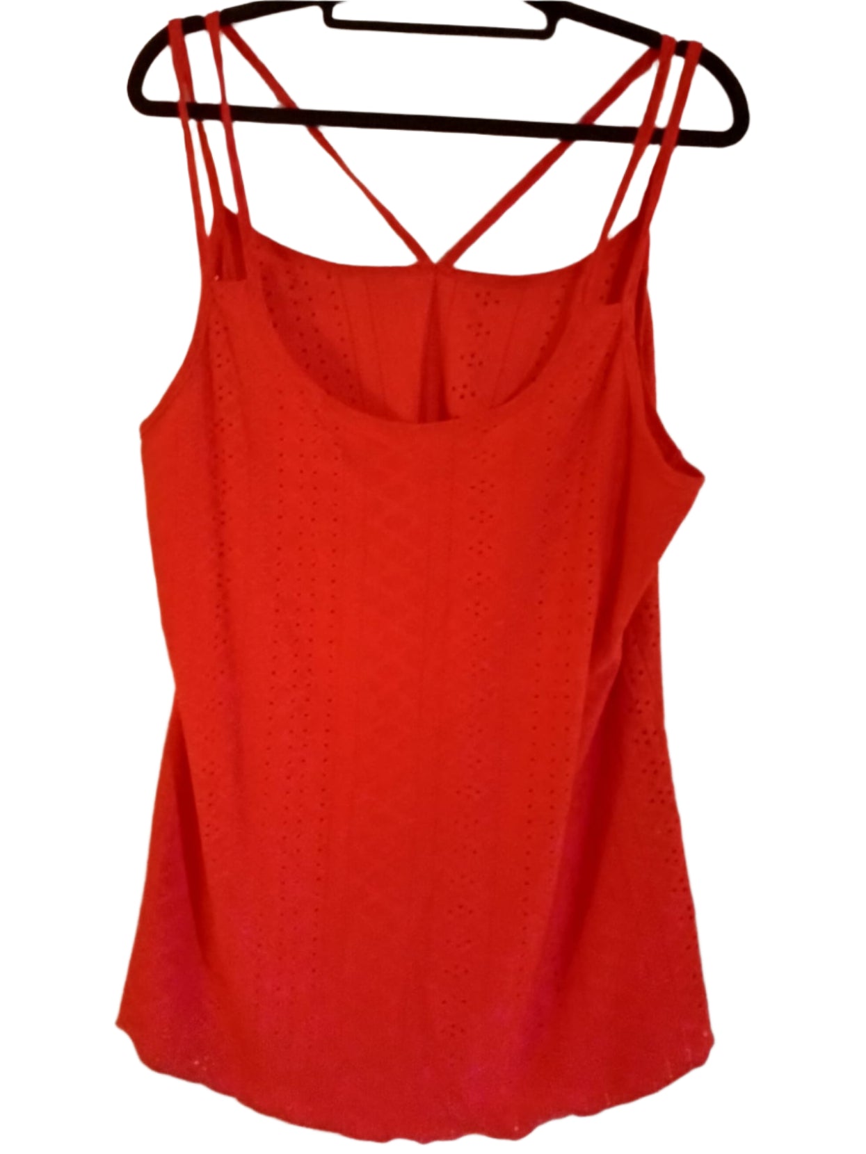 Eyelet Embroidery Vest Top