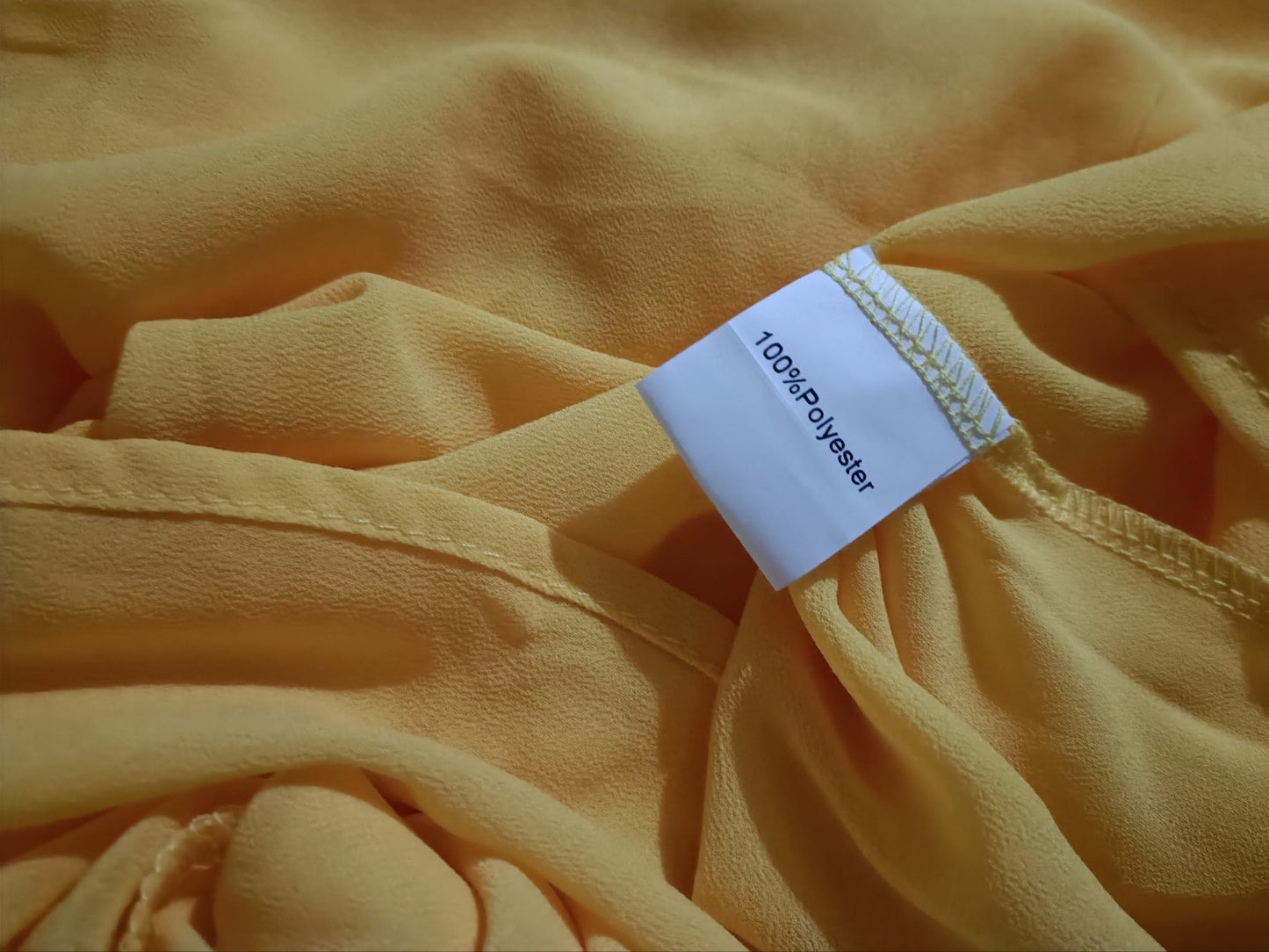 Vibrant Yellow Sleeveless Blouse