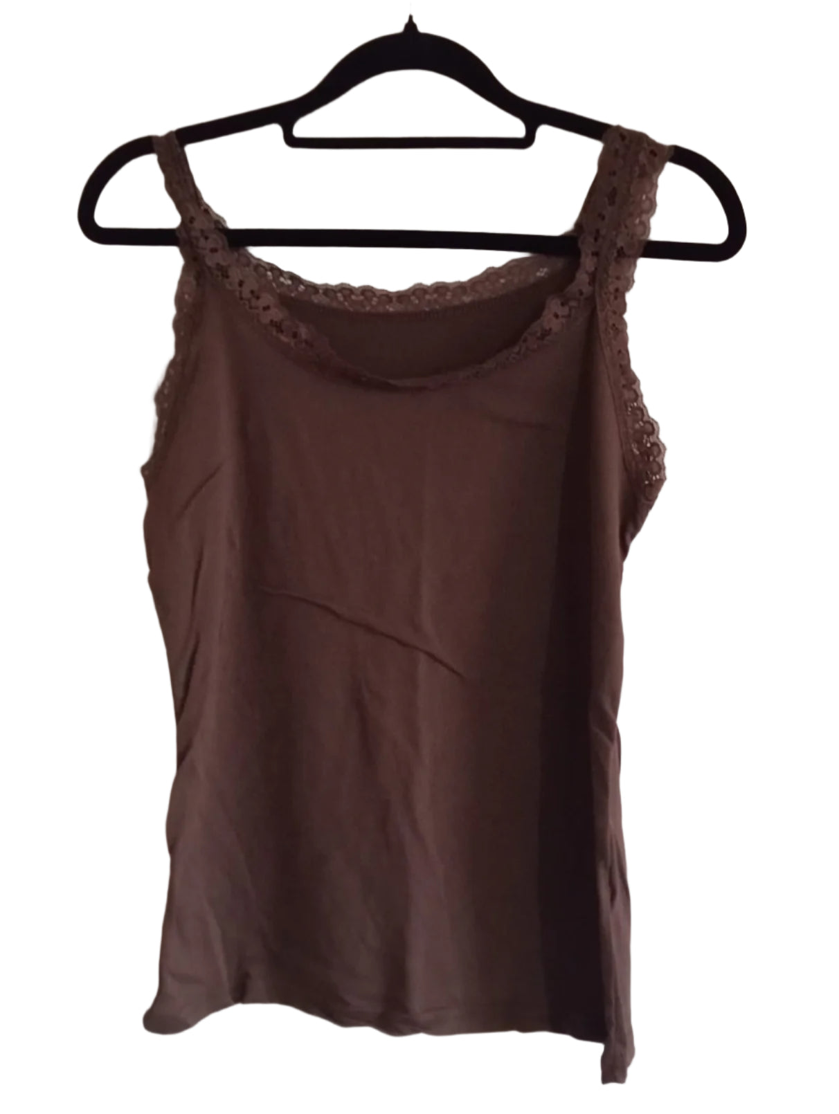 Pack of 6 Lace Trimmed Vest Tops