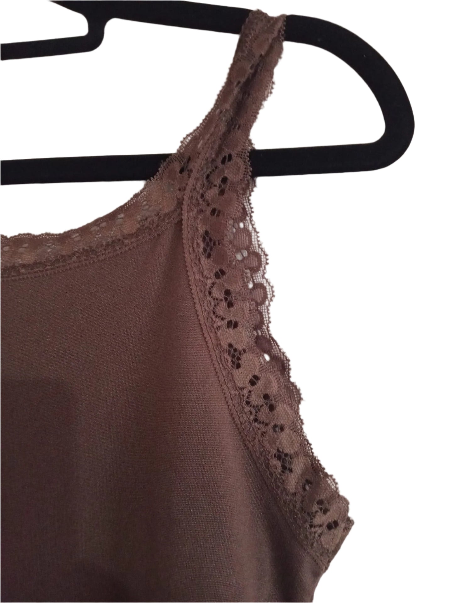 Pack of 6 Lace Trimmed Vest Tops