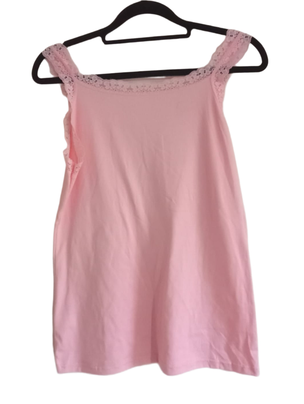 Pack of 6 Lace Trimmed Vest Tops