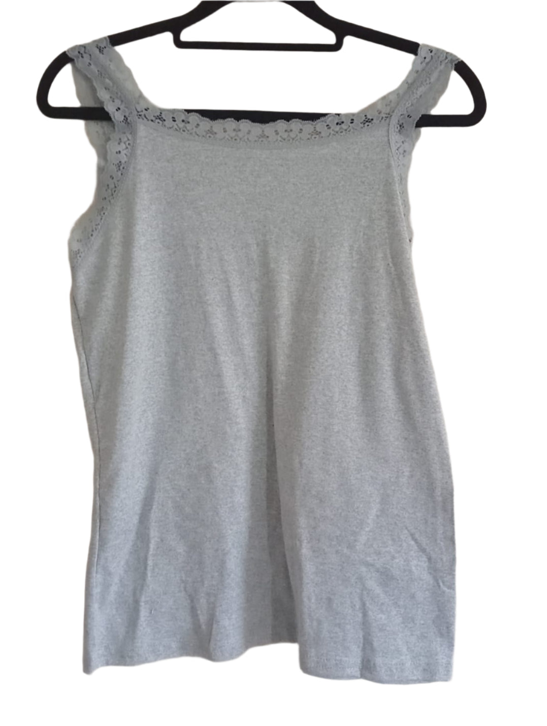 Pack of 6 Lace Trimmed Vest Tops