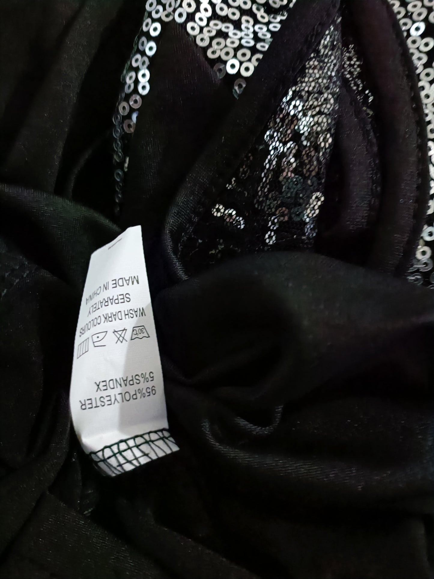 Sleeveless Top with Sequin Trim