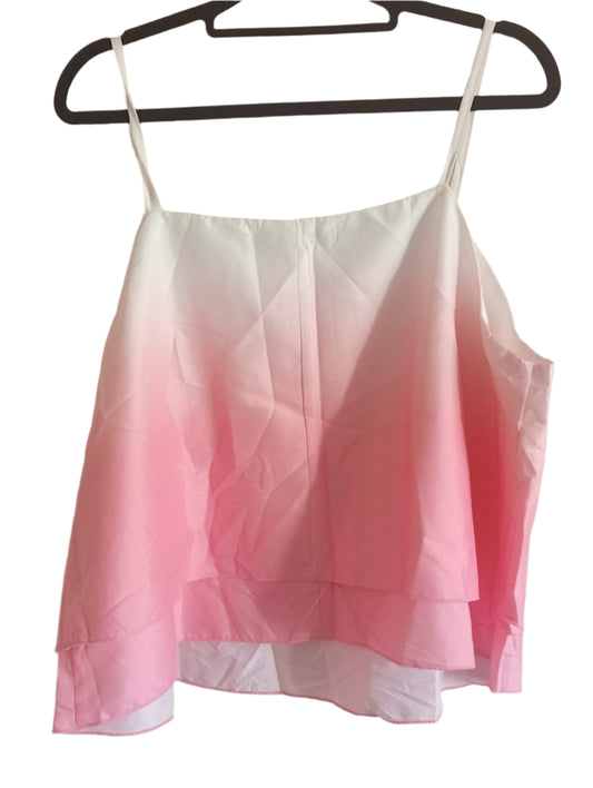 Pink and Cream Ombre Camisole Top