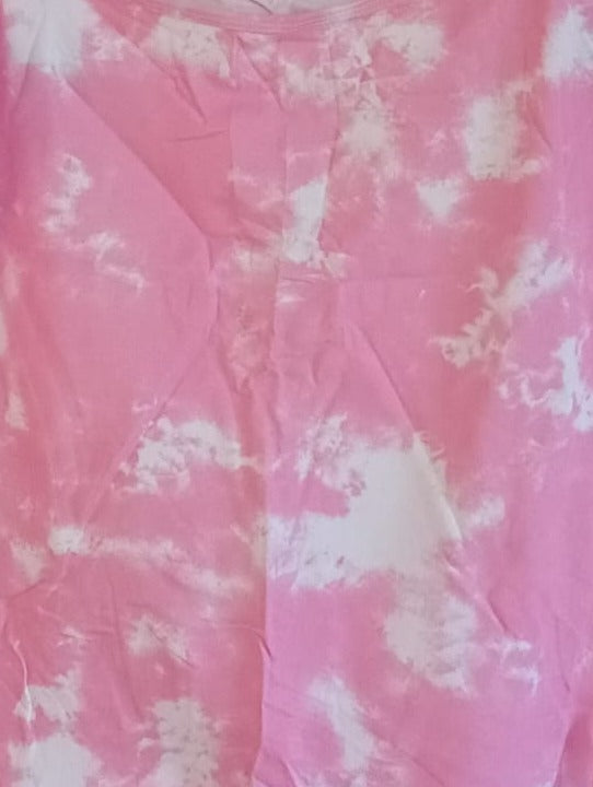 Pink and White Vest Top
