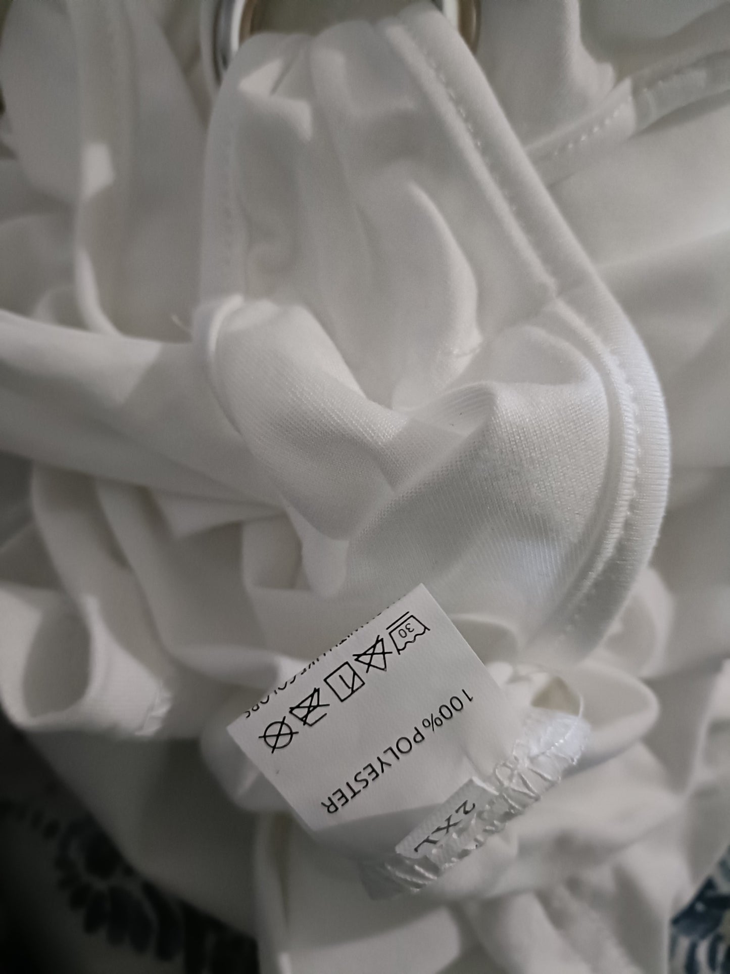 White Top with Metal Eyelets